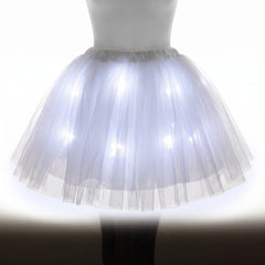 Light-Up White Adult Tutu