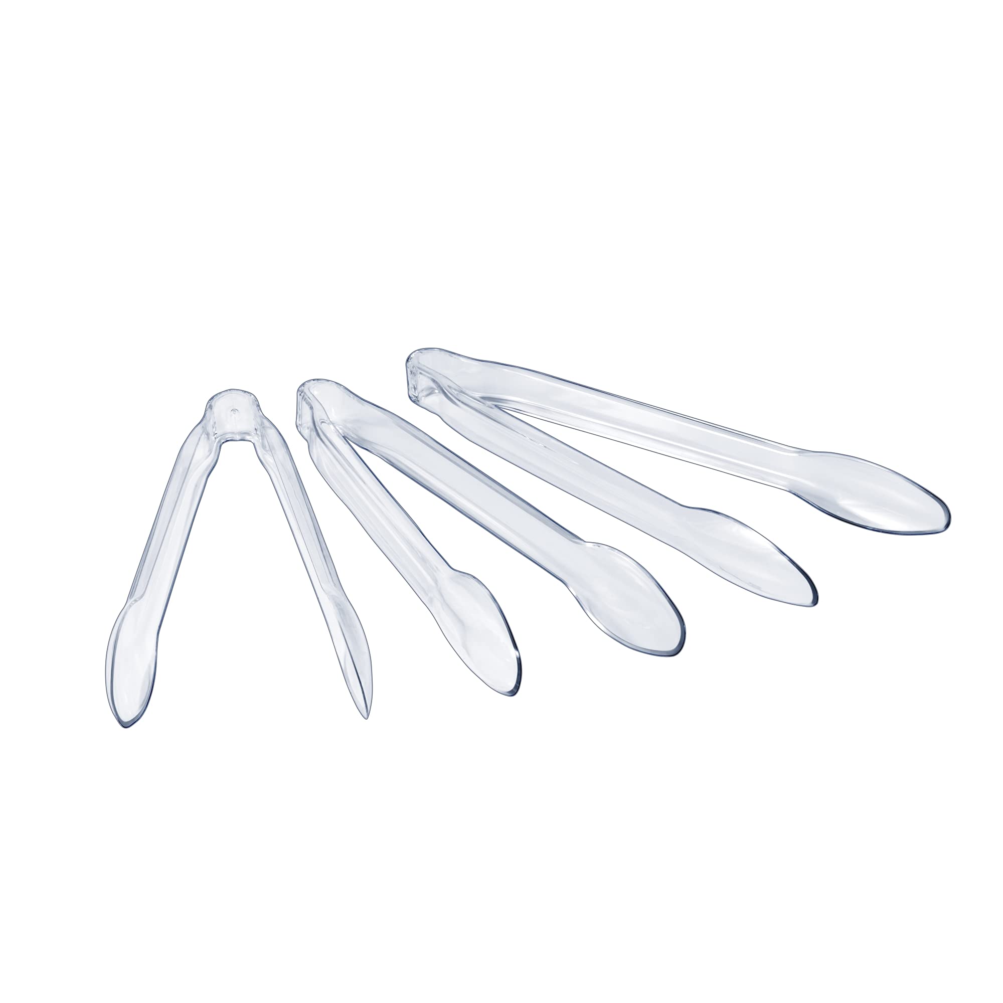 Clear Plastic Salad Tongs - 2 Ct.