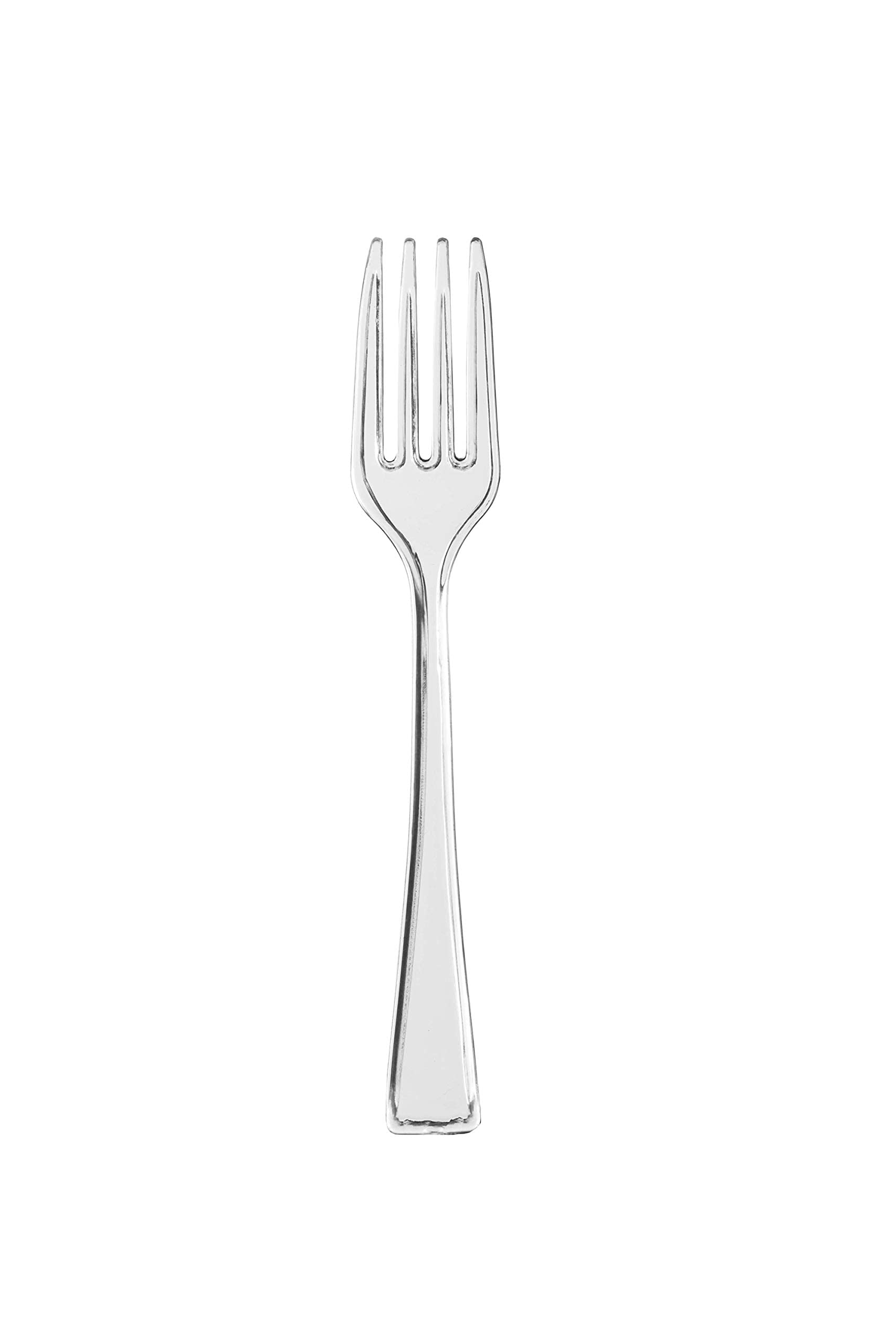 Clear Plastic Tasting Forks | 48 Count