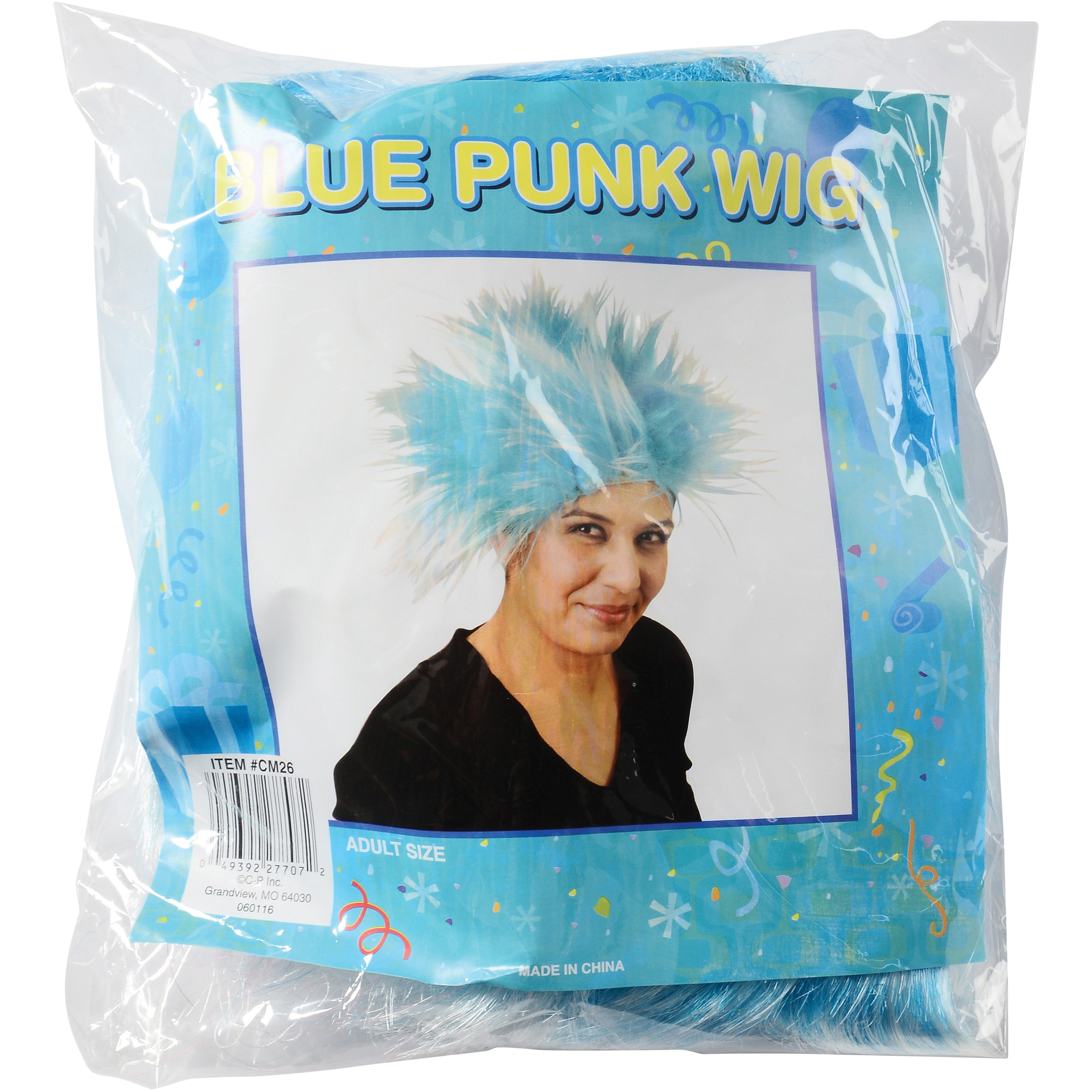 Blue Punk Wig