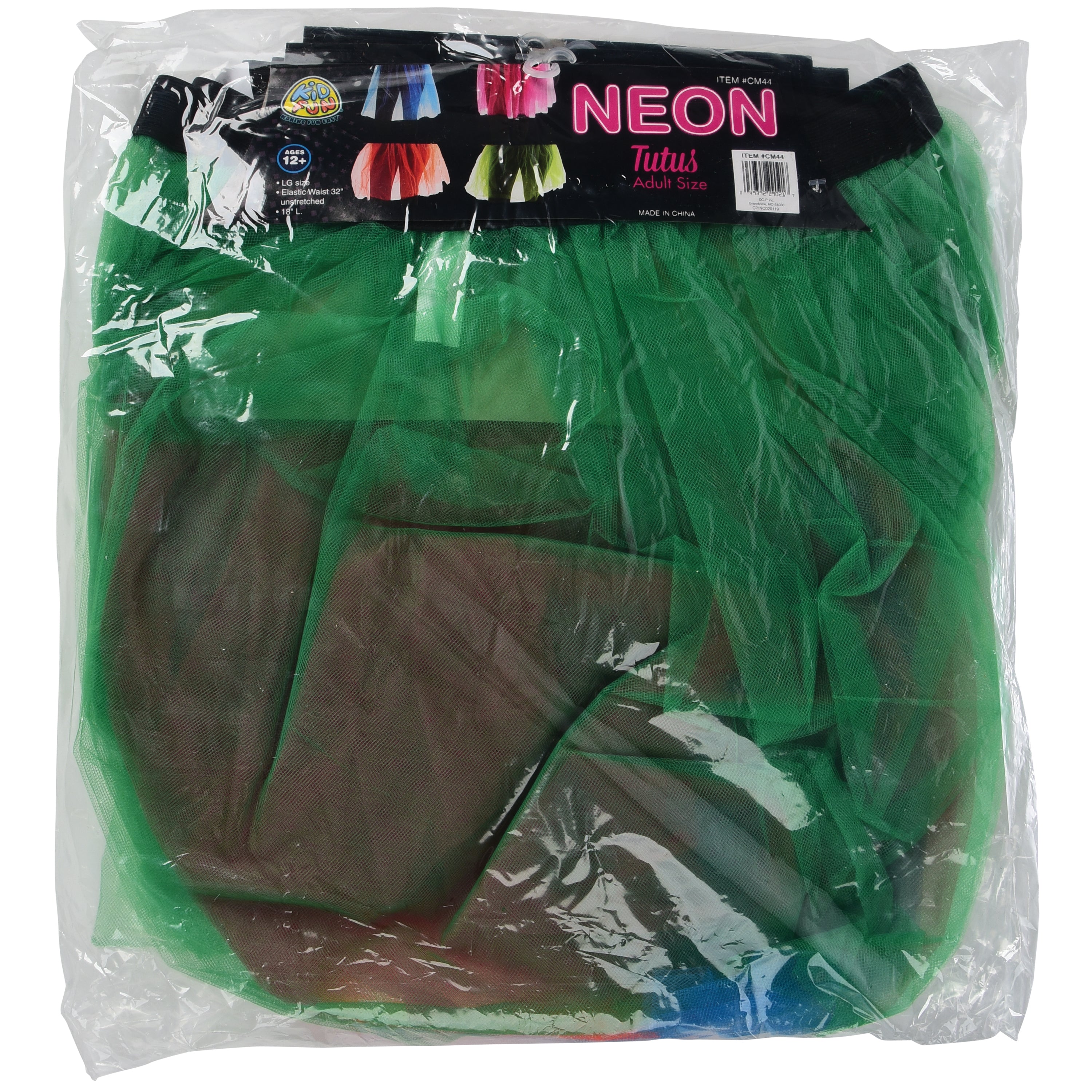 Neon Tutus-Adult Size/4 Per Pk