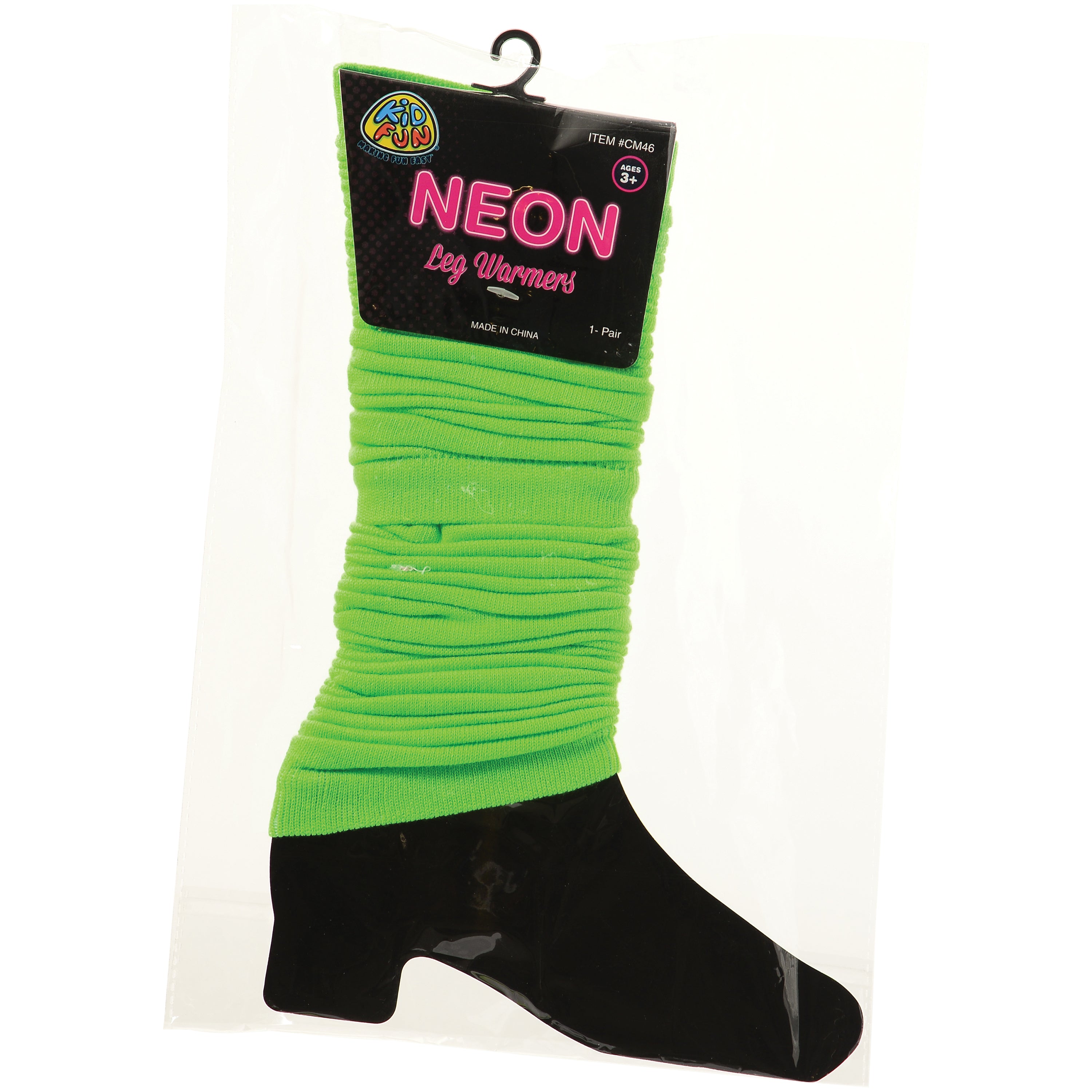 Neon Leg Warmers/4 Pairs Per Pk