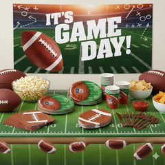 Football Birthday Party Base Kit - For 8 Guests