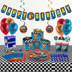 Hot Wheels Birthday Party Deluxe Kit - For 8 Guests