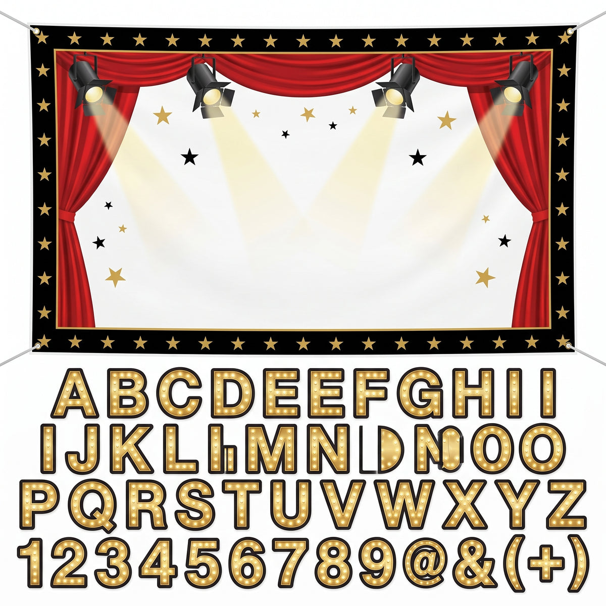 Giant Hollywood Personalized Banner Kit