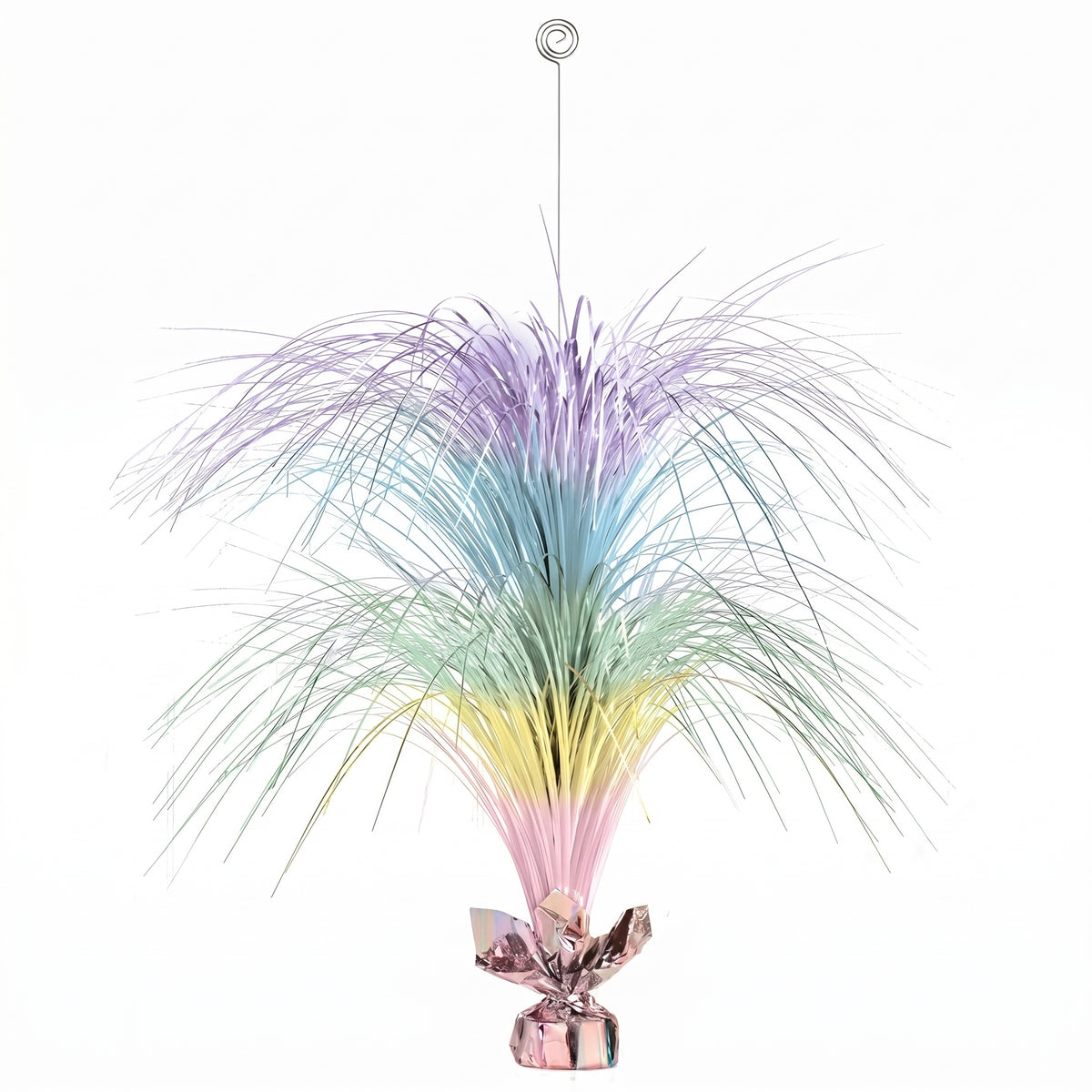 Giant Pastel and Gold Foil Spray Centerpiece
