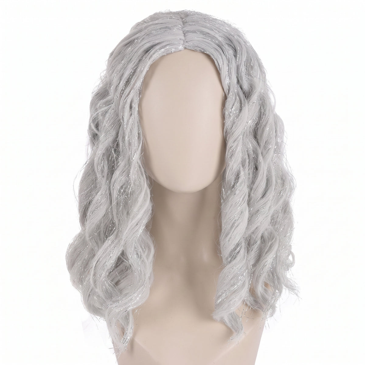 Silver Body Wave Wig - Chic Costume Accessory