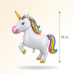 Satin Unicorn Metallic Foil Balloon