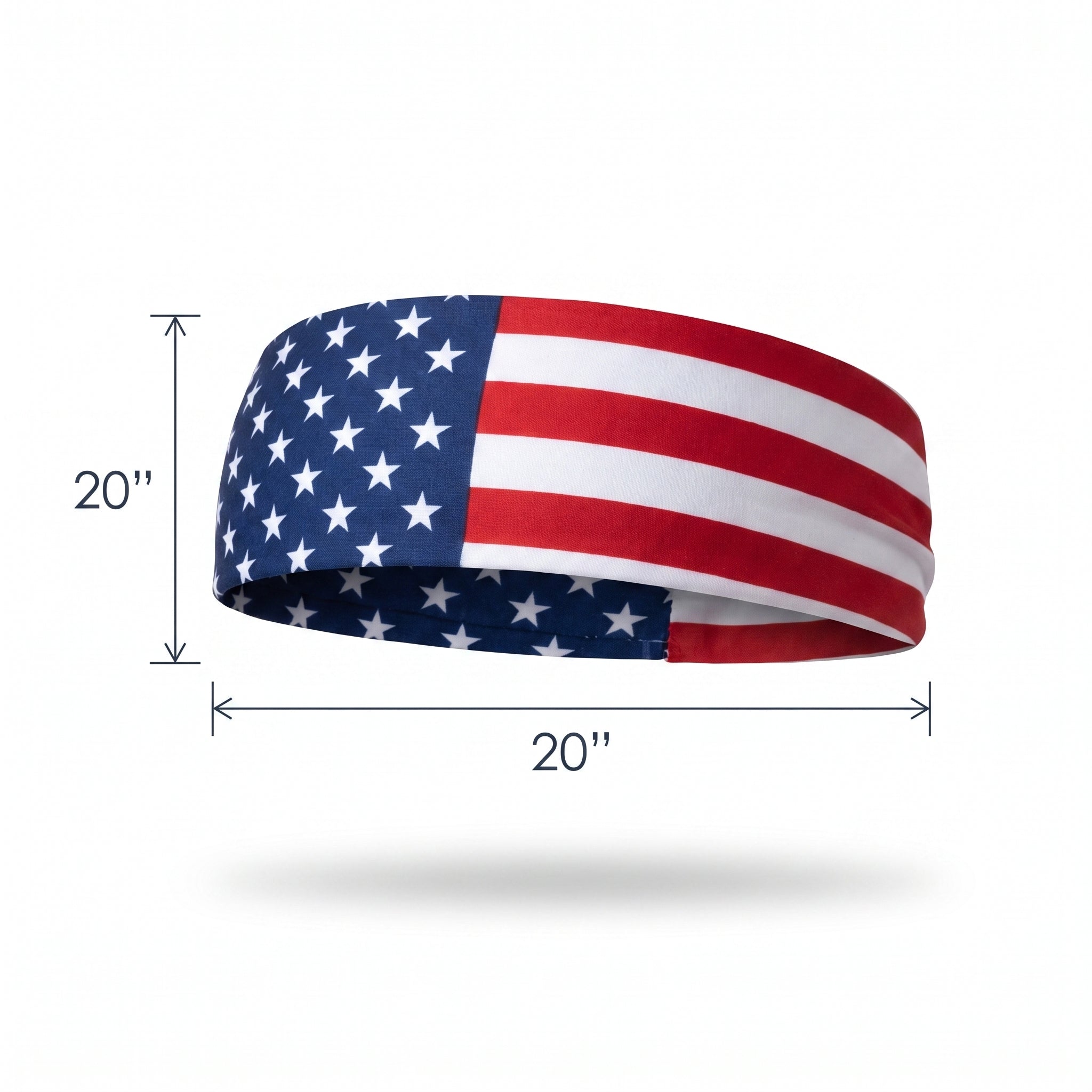 American Flag Printed Bandana - Perfect for Team Spirit & Everyday Wear