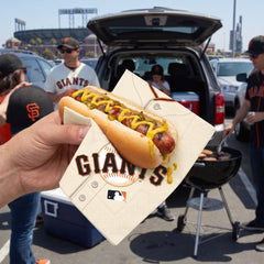 San Francisco Giants Game Day Lunch Napkins - 6.5 In. x 6.5 In., 36-Pack