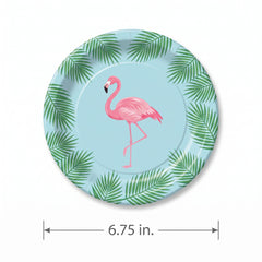 Flamingo Paradise 6.75" Paper Plates