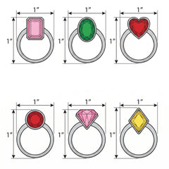 Sparkling Gem Ring Mega Value Pack