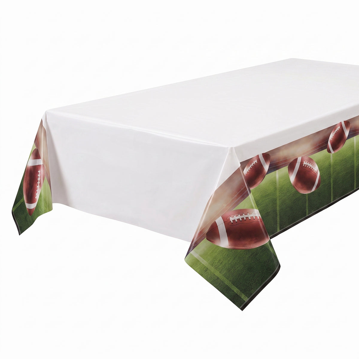 Go Fight Win Football Plastic Table Cover