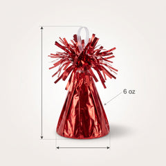 Sparkling Red Balloon Weight for Parties