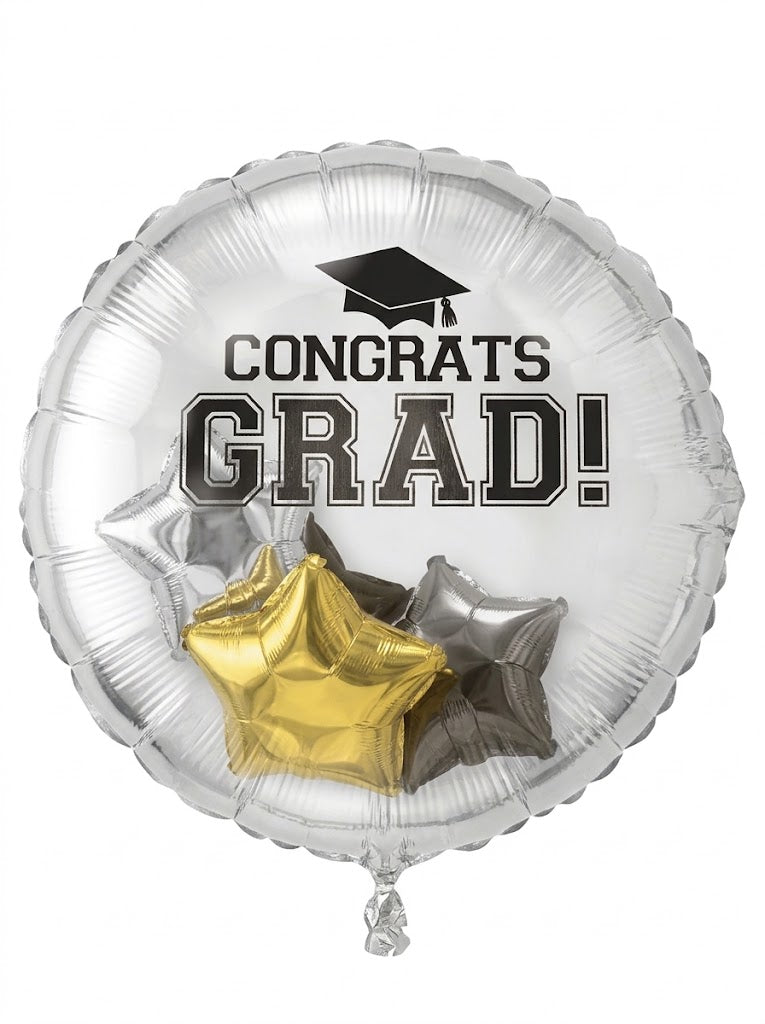 Deluxe Graduation Star Foil Balloon | 20"