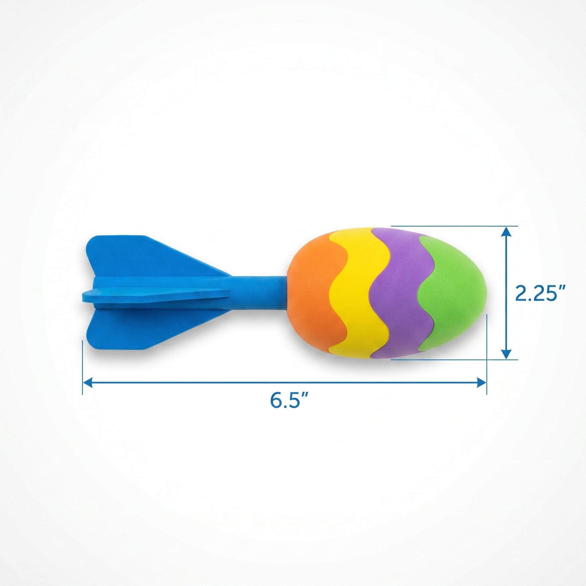 Colorful Foam Easter Egg Flyer Toy