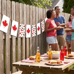 Canada Day Maple Leaf Pennant Banner