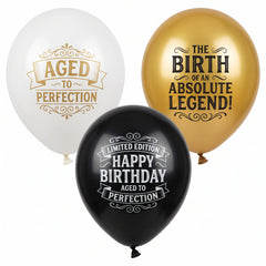 "Better with Age" Latex Balloons - 12-inch, 15-Pack