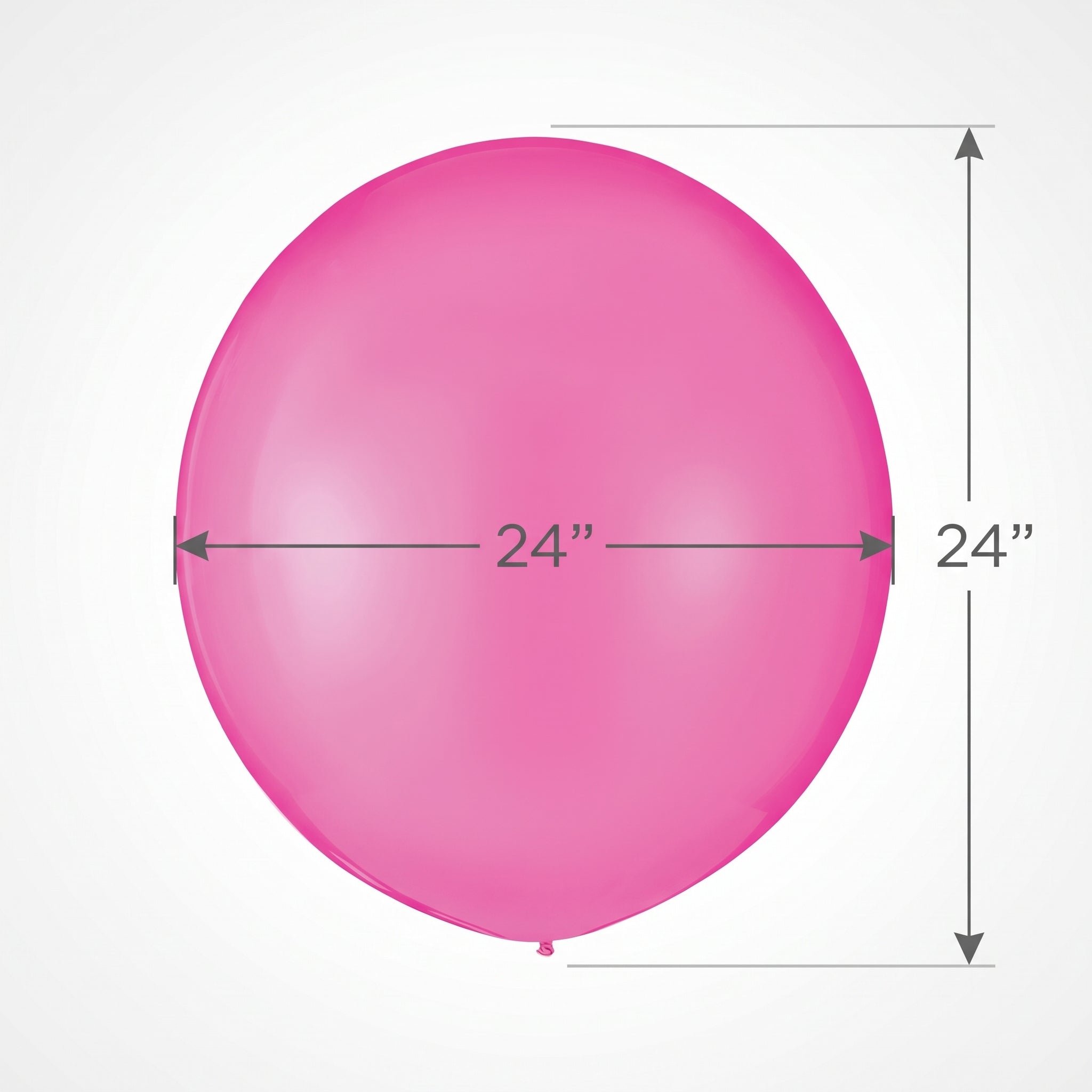 Blush Pink Latex Balloons - 24" Premium Pack (4 Count)