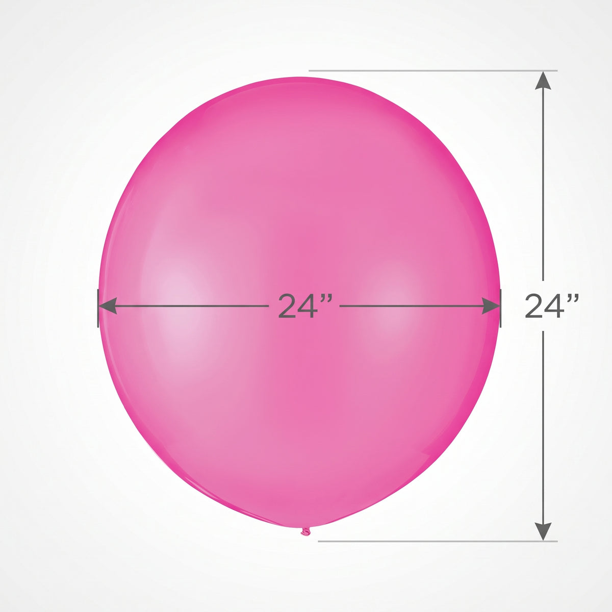 Blush Pink Latex Balloons - 24" Premium Pack (4 Count)