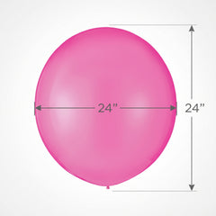 Blush Pink Latex Balloons - 24" Premium Pack (4 Count)