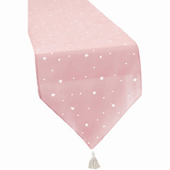 Baby's First Birthday Starry Polyester Table Runner