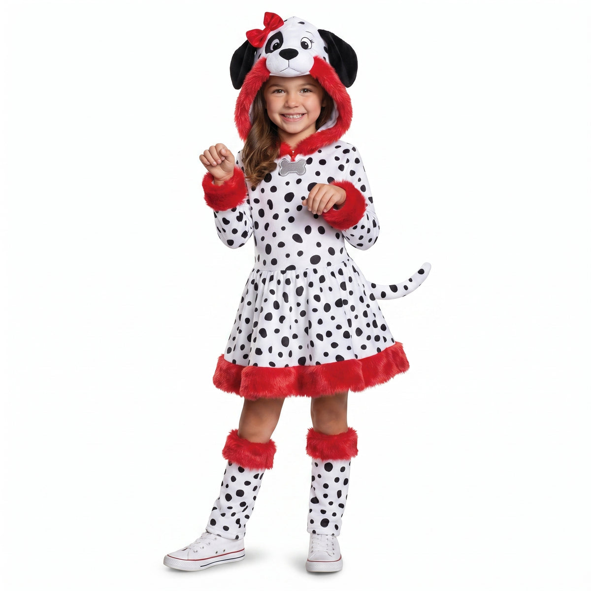 Spotted Dalmatian Girl's Halloween Costume - Child S (4-6)