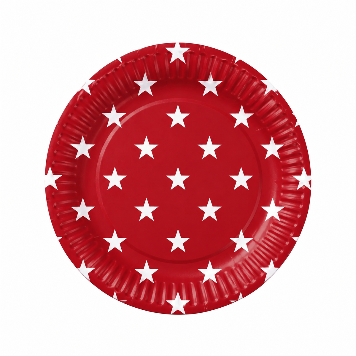 Home of the Brave Patriotic Paper Plates - 6.75"