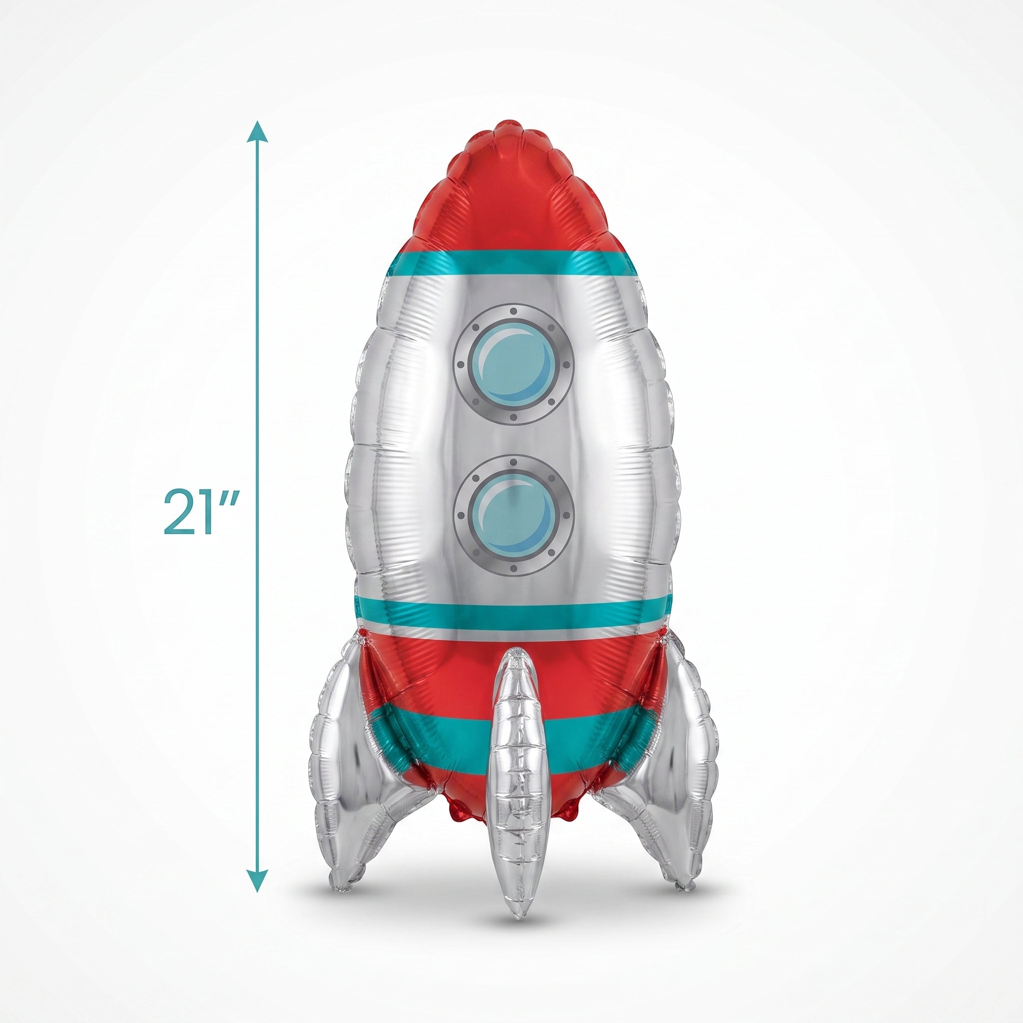 Deluxe Foil Rocket Ship Sitting Balloon