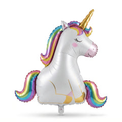 Satin Unicorn Metallic Foil Balloon
