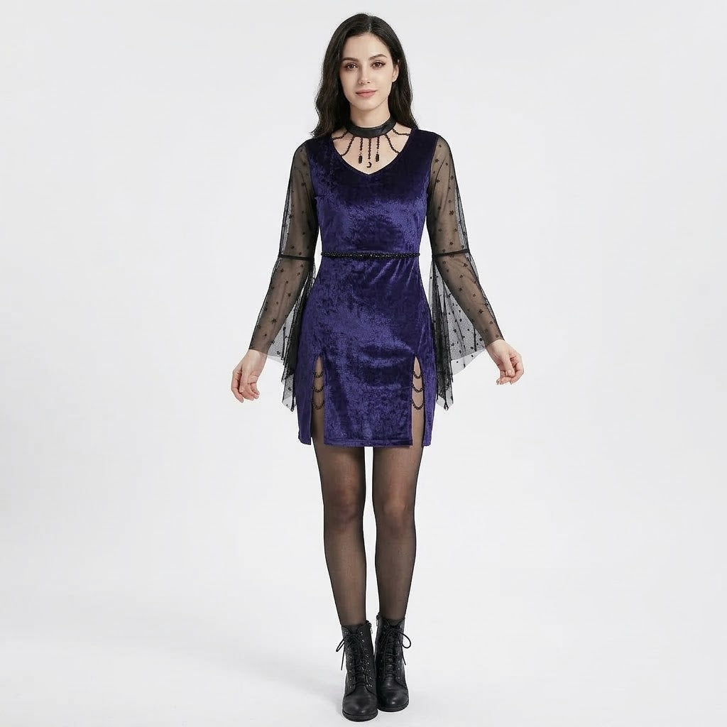 Enchanting Bad Witch Costume Dress - Adult S/M