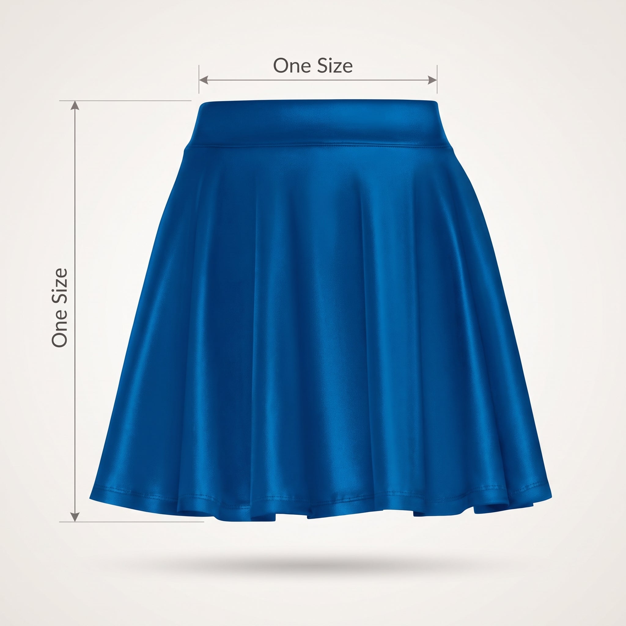 Royal Blue Flare Skirt - Adult Standard Size