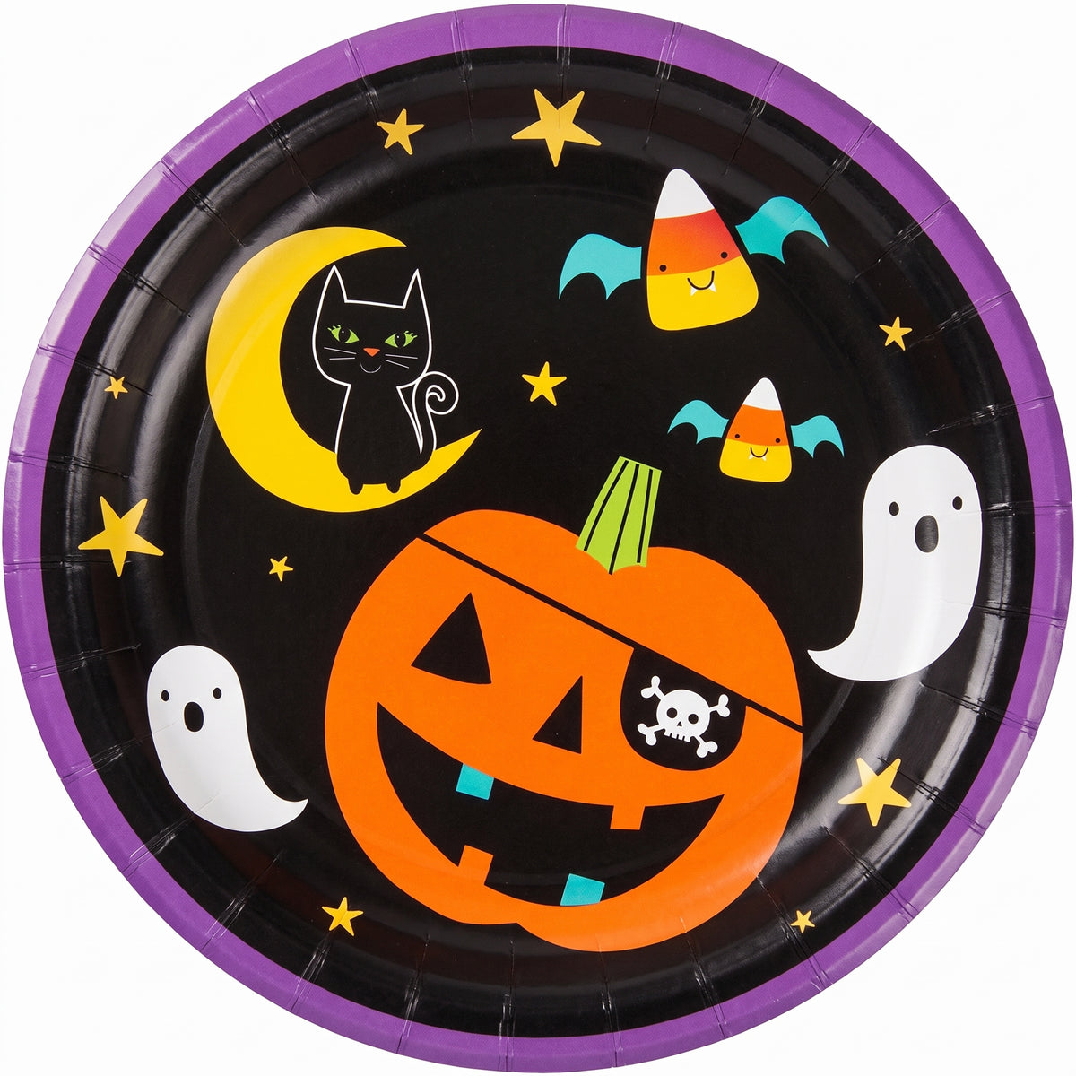 Spooky Fun Halloween 6.75" Paper Plates