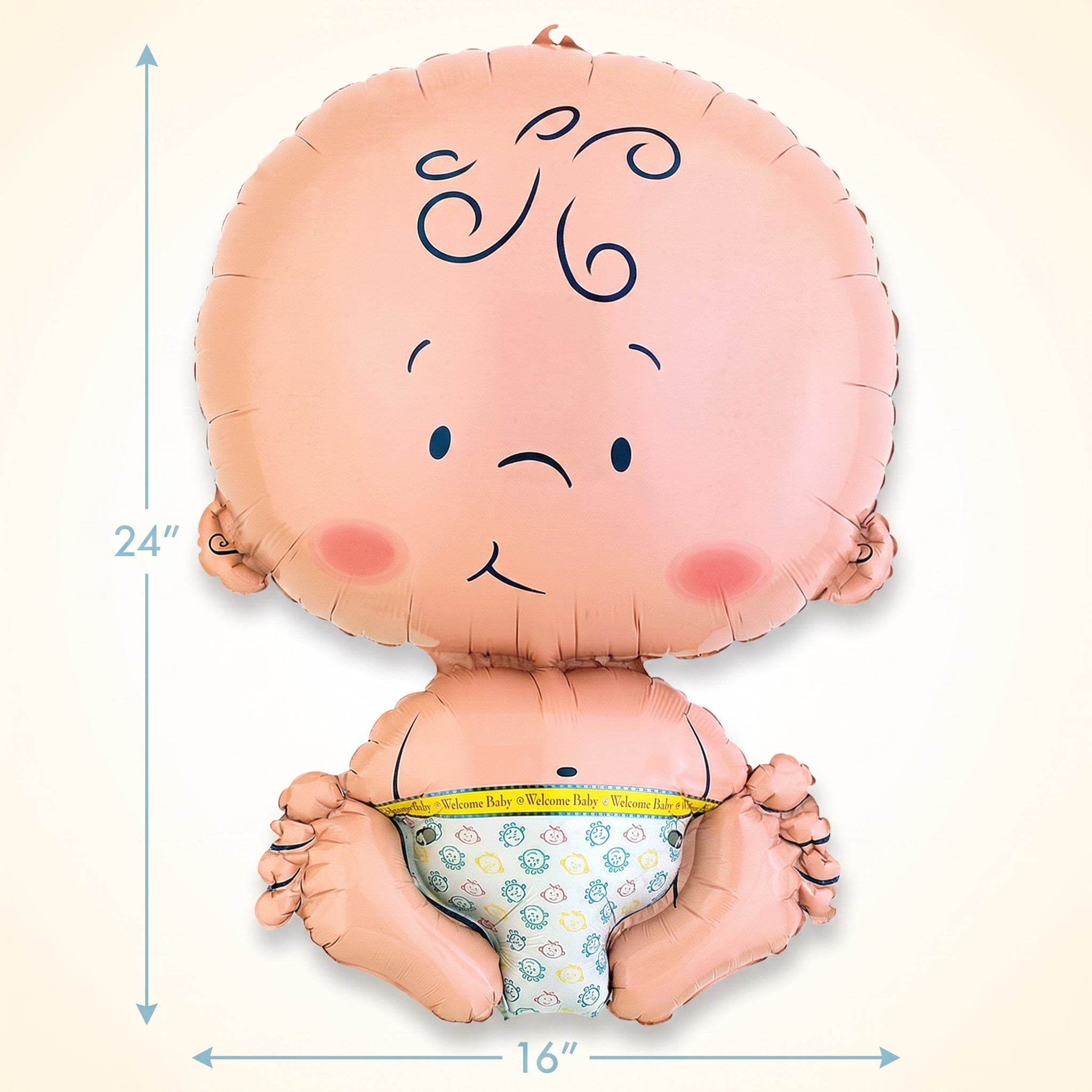 Welcome Baby Super Shape Foil Balloon - 26 Inches