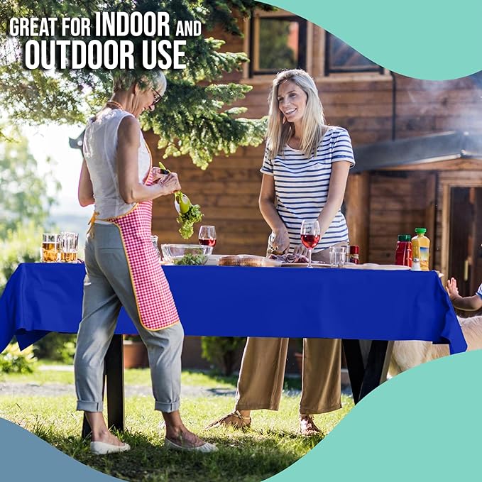 Unleashed - 40 In. x 100 Ft. Dark Blue Table Roll