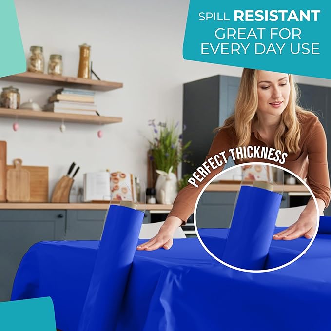 Unleashed - 40 In. x 100 Ft. Dark Blue Table Roll