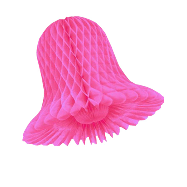 11 In. Cerise Honeycomb Tissue Bell