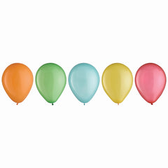 Sherbert Mix Latex Balloons, 11-Inch, 15-Pack