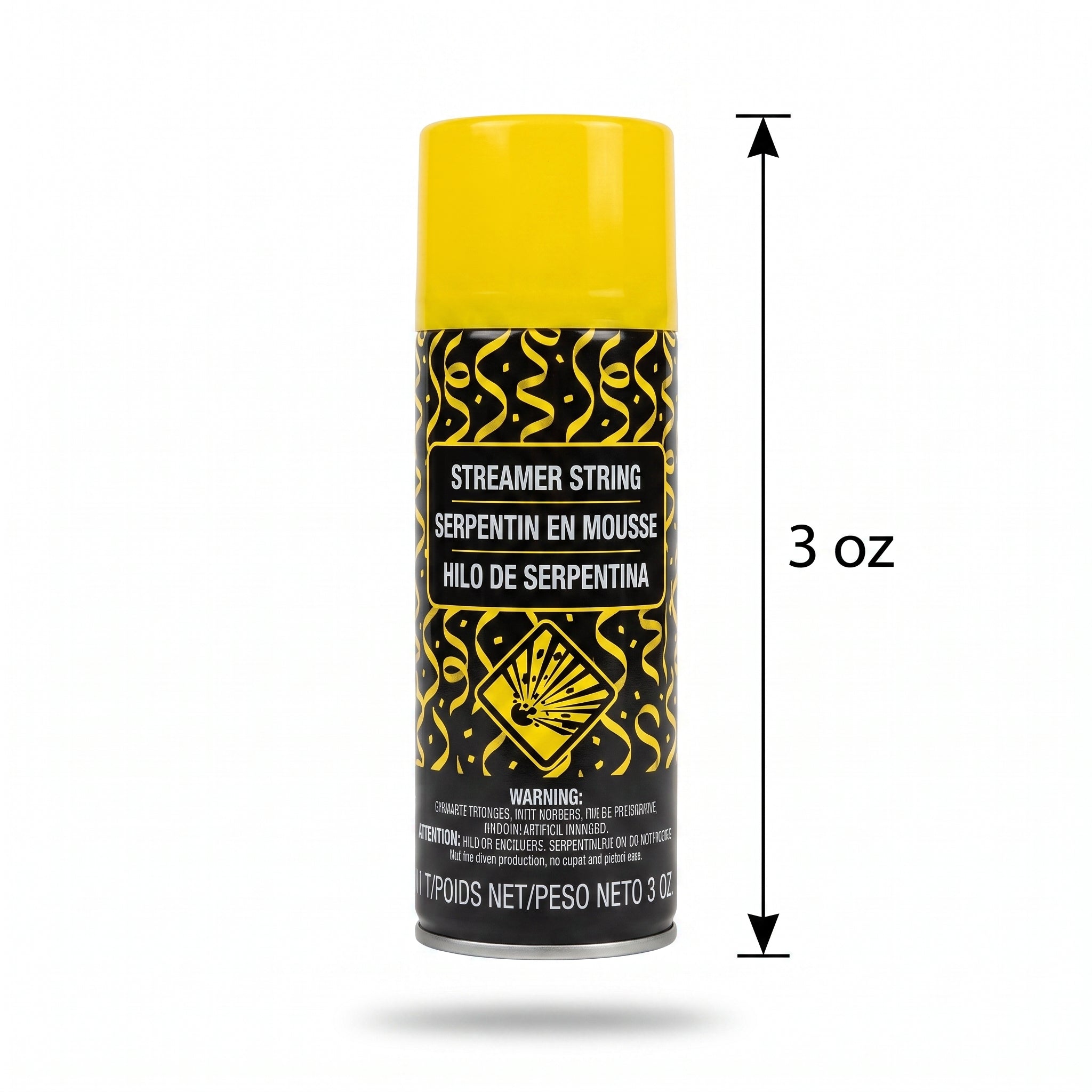 Vibrant Yellow Streamer String - Party Essential