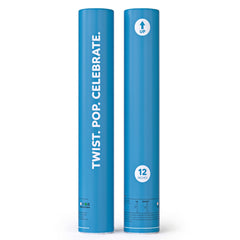 Blue Powder Popper Confetti Cannon - 12 Inches
