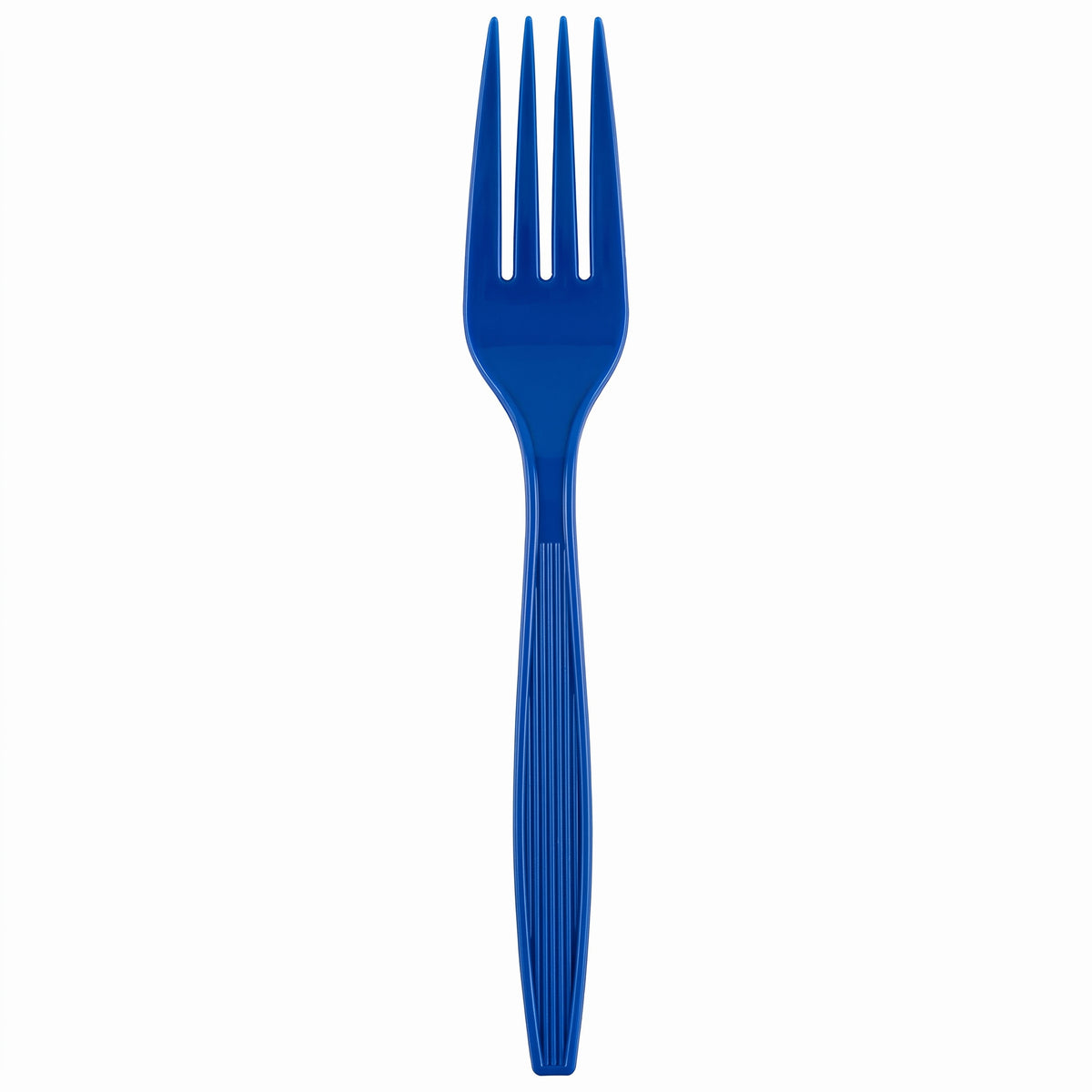 Royal Blue Plastic Forks - 7.5 in. - 16 Count