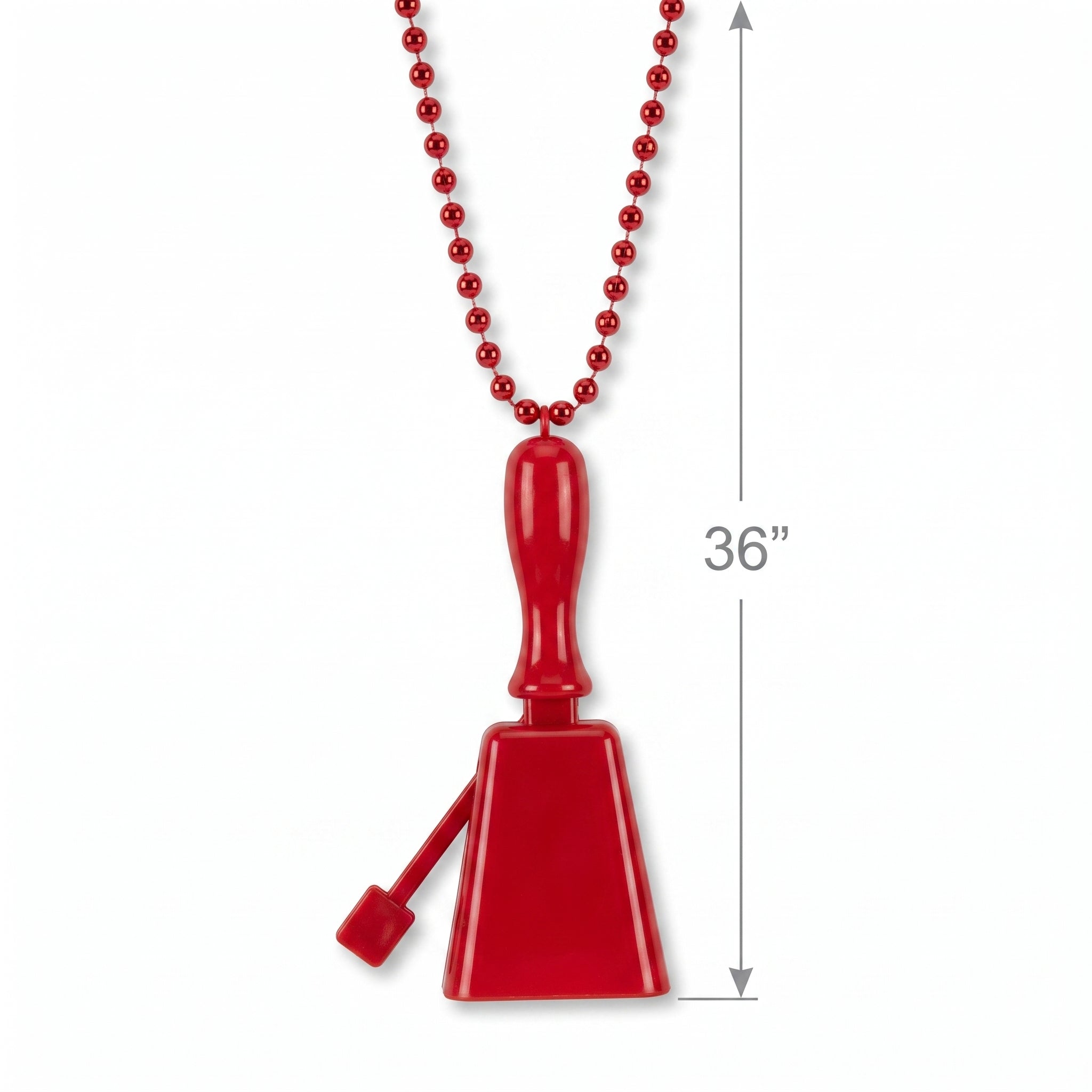 Red Clacker Necklace - Noisemaker