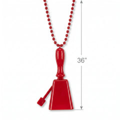 Red Clacker Necklace - Noisemaker
