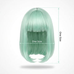 Cool Mint Long Bob Wig