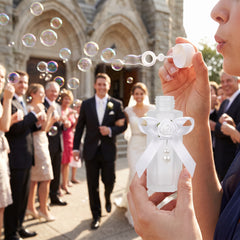 Elegant Wedding Bubble Favors - 24 Pack