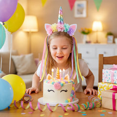 Enchanted Unicorn Deluxe Headband for Kids' Birthdays