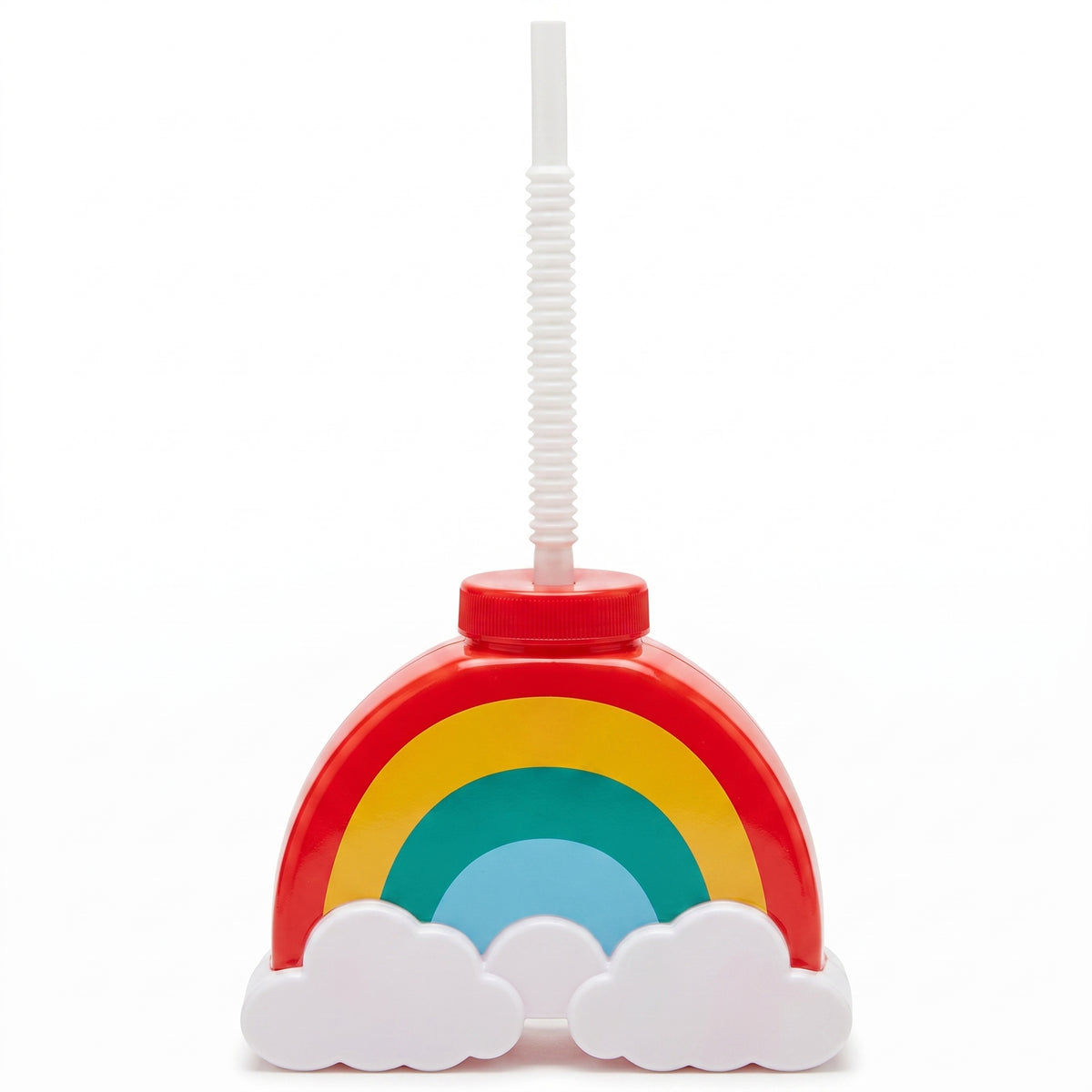 Retro Rainbow Sippy Cup with Straw - 23 oz