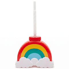 Retro Rainbow Sippy Cup with Straw - 23 oz