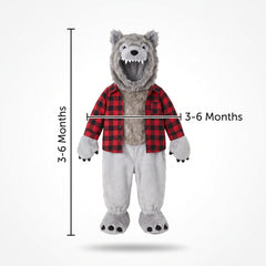 Adorable Baby Wolf Halloween Costume (3-6 Months)