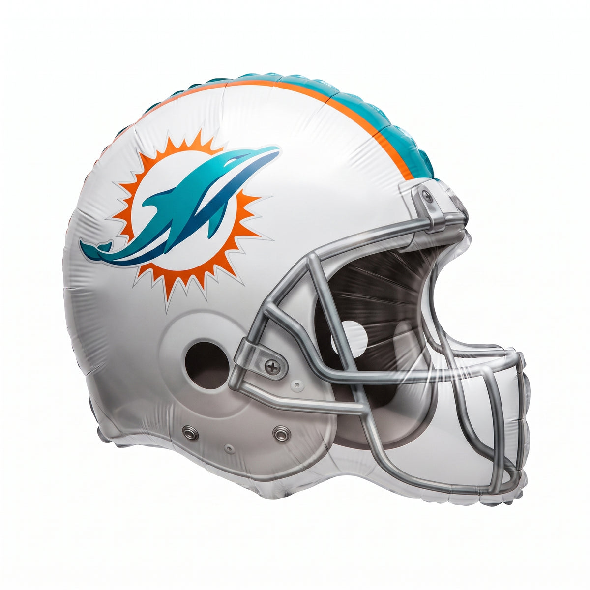 Miami Football Helmet Foil Super Shape Balloon -21 inch